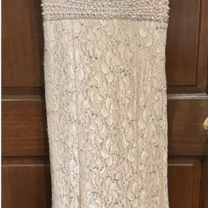 My Michelle Pink Lace Dress